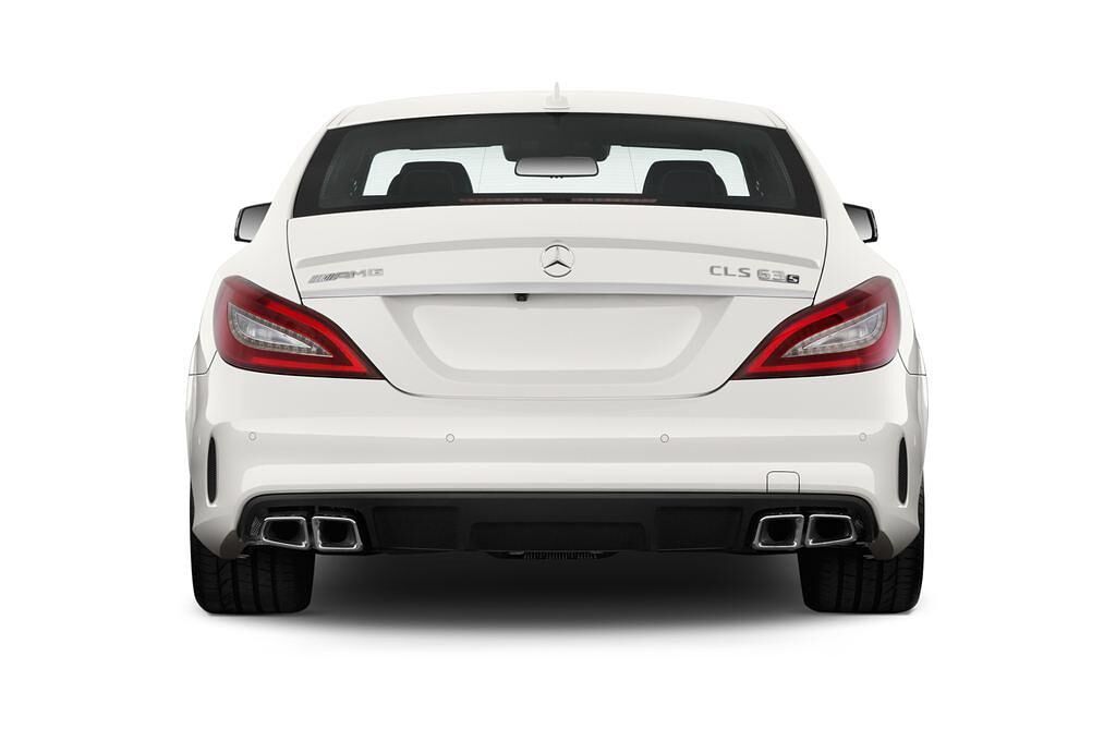 Mercedes CLS (Baujahr 2017) AMG 63 S 4 Türen Heckansicht