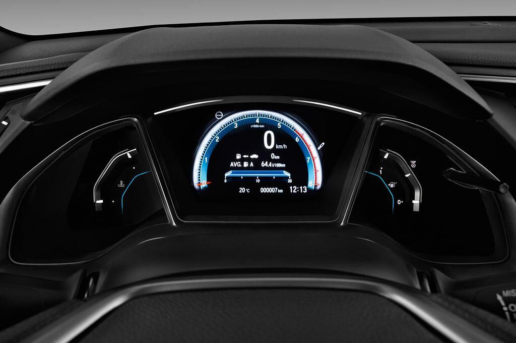 Honda Civic (Baujahr 2017) Executive 5 Türen Tacho und Fahrerinstrumente