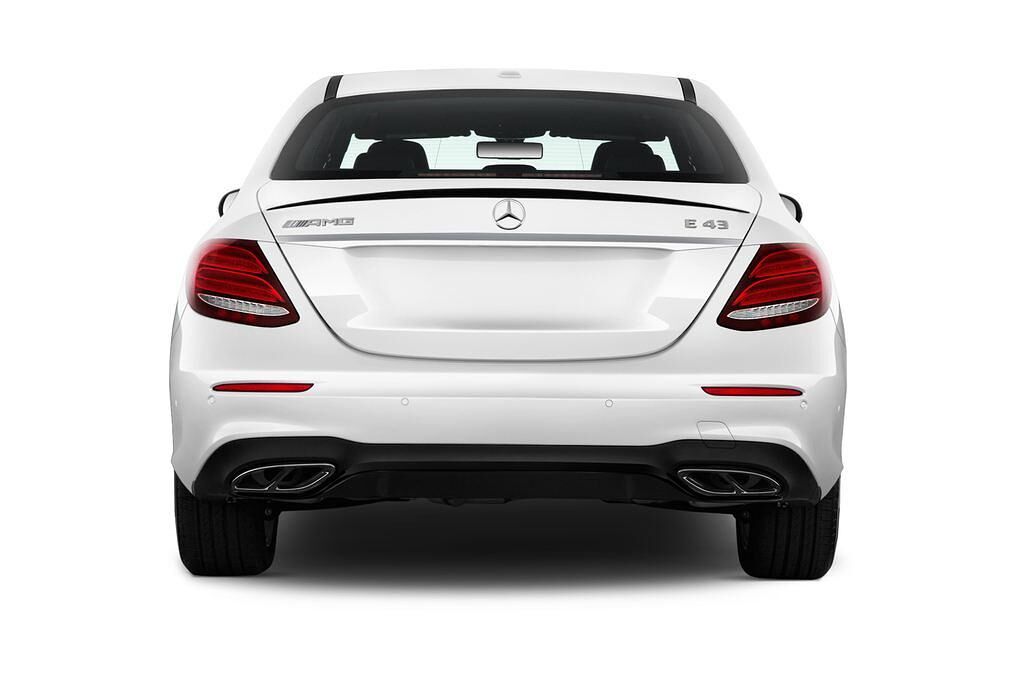 Mercedes E Class (Baujahr 2017) AMG 43 4 Türen Heckansicht