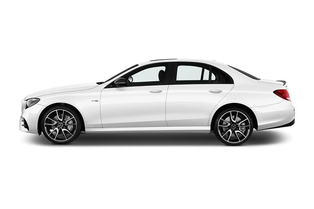 Mercedes E Class (Baujahr 2017) AMG 43 4 Türen Seitenansicht