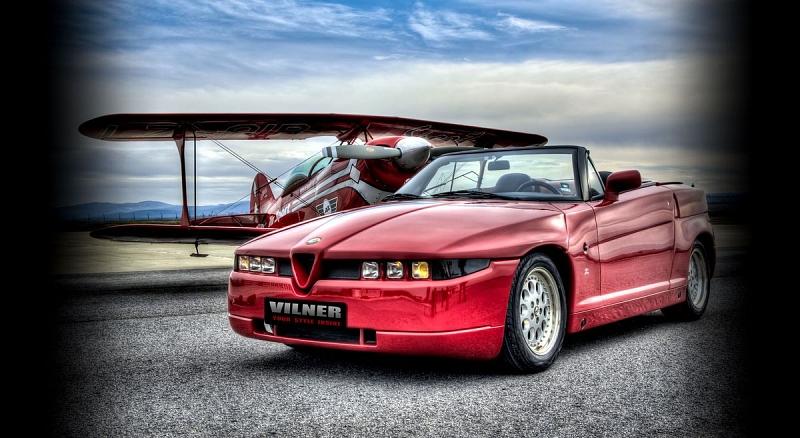 Auch der Alfa Zagato Roadster verfeinerten die Tuner
