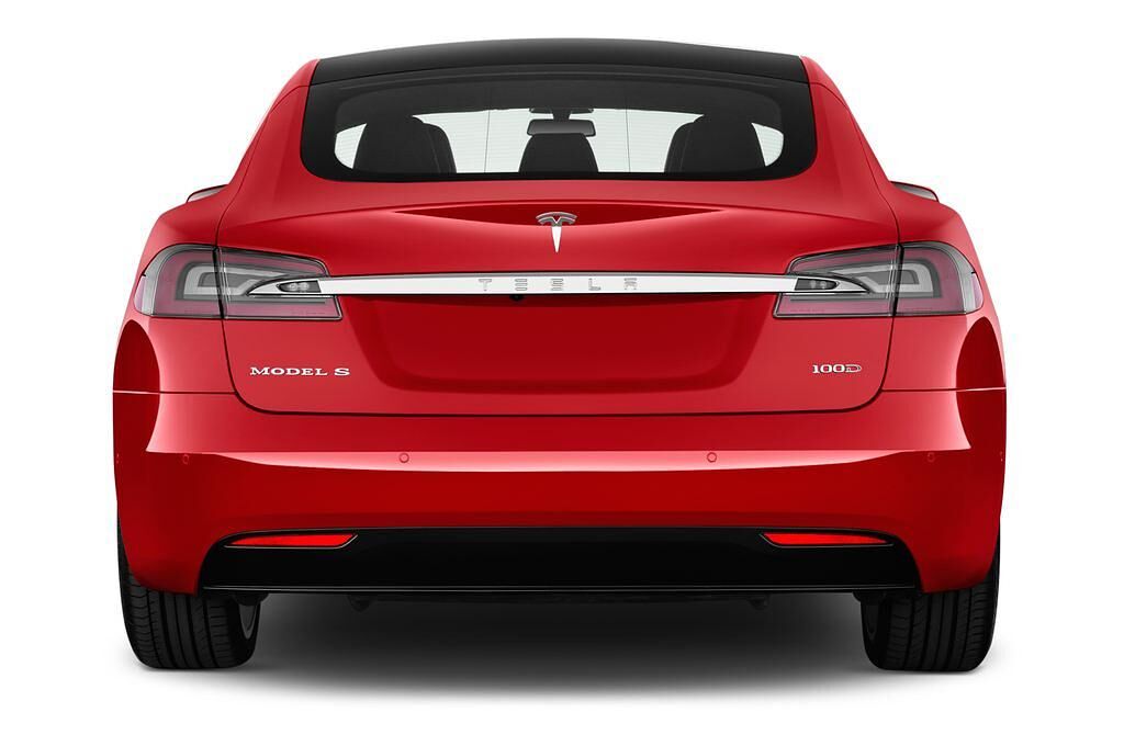 Tesla Model S (Baujahr 2017) 100D 5 Türen Heckansicht
