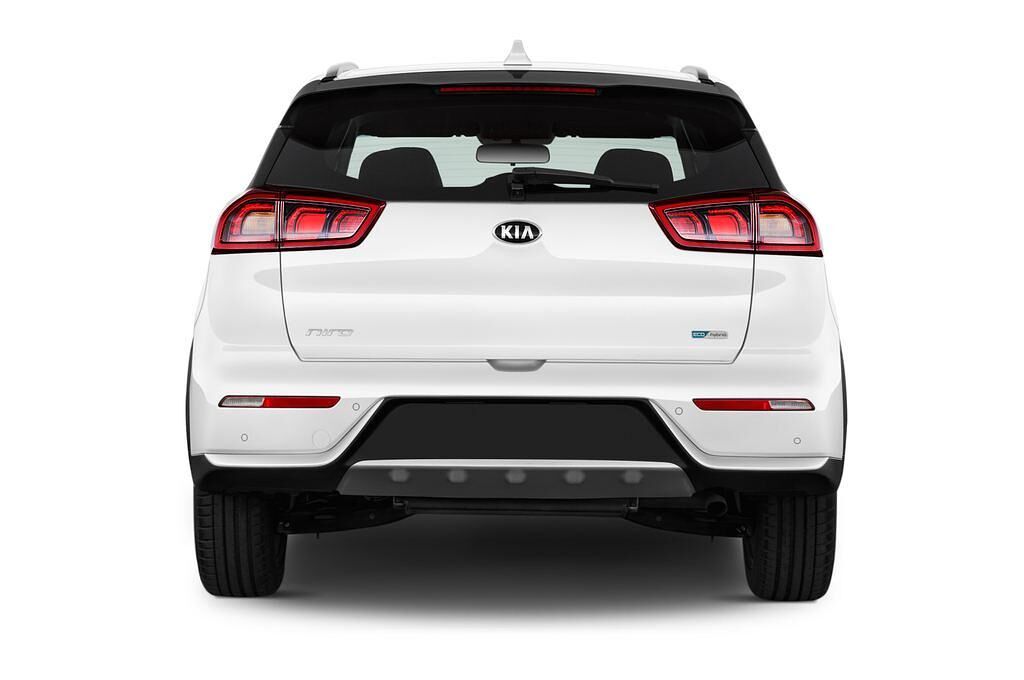 KIA Niro Hybride (Baujahr 2017) Spirit 5 Türen Heckansicht