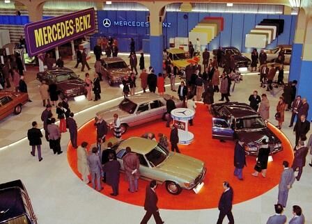Mercedes S-Klasse (W116) auf dem Genfer Salon 1973