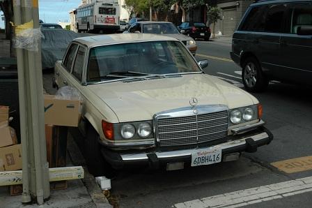 Mercedes S-Klasse 300 SD (W116) in Kalifornien
