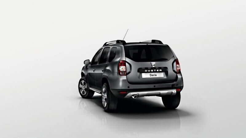 Das Heck des Dacia Duster ist ebenfalls auffälliger