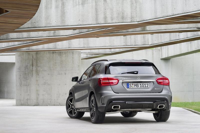 Dem Mercedes-Benz GLA ist die Verwandtschaft zur A-Klasse deutlich anzusehen