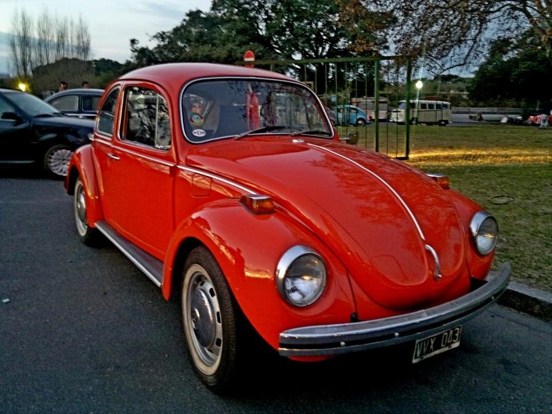 Der VW Käfer heißt in Argentinien: Escarabajo