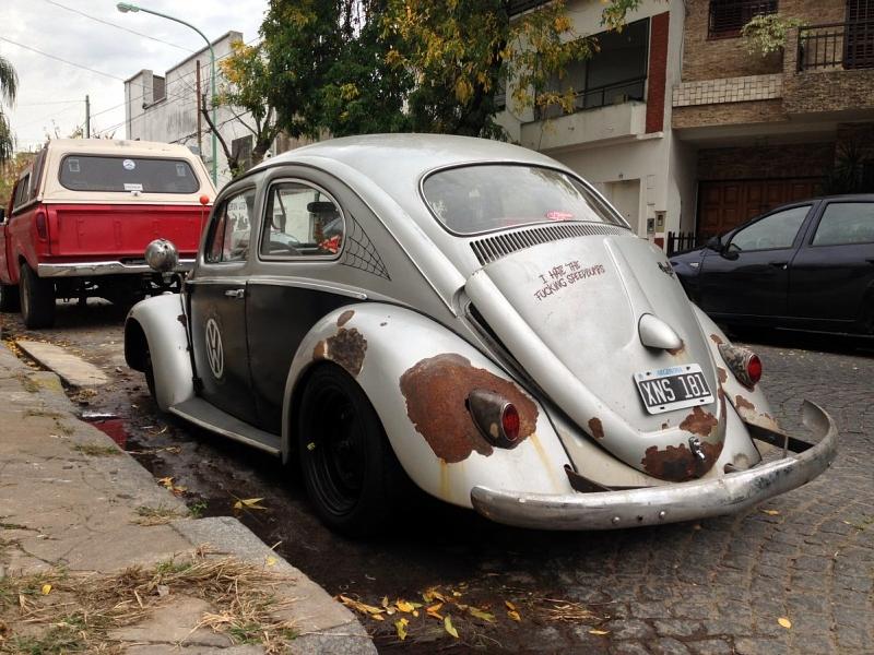 Der VW Käfer heißt in Argentinien: Escarabajo