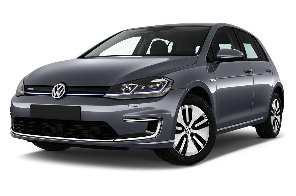Volkswagen Golf (Baujahr 2017) e 5 Türen seitlich vorne mit Felge