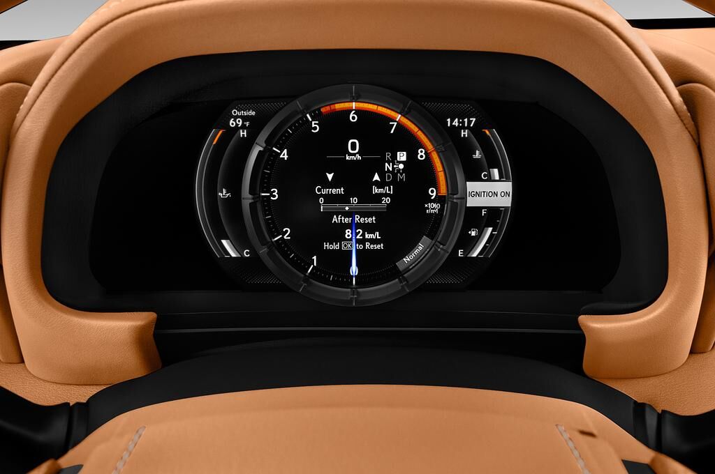 Lexus LC (Baujahr 2018) Sport Paket 2 Türen Tacho und Fahrerinstrumente