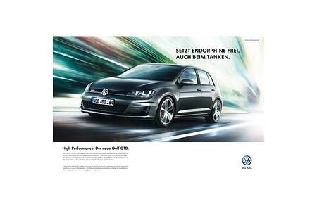 Neue Kampagne zum Golf GTD - Schwerpunkt niedriger Verbrauch bei hohem Fahrspaß