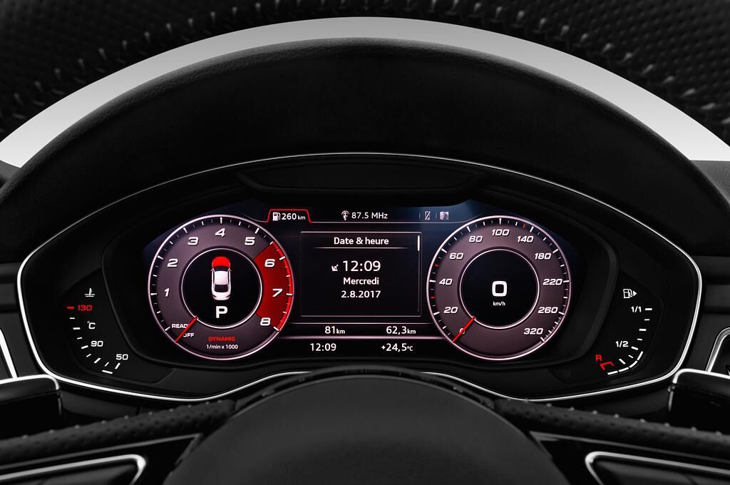 Audi RS5 (Baujahr 2018) - 2 Türen Tacho und Fahrerinstrumente