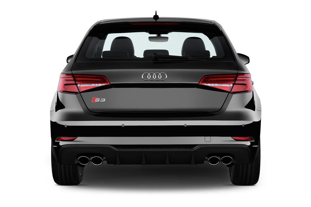 Audi S3 Sportback (Baujahr 2018) - 5 Türen Heckansicht