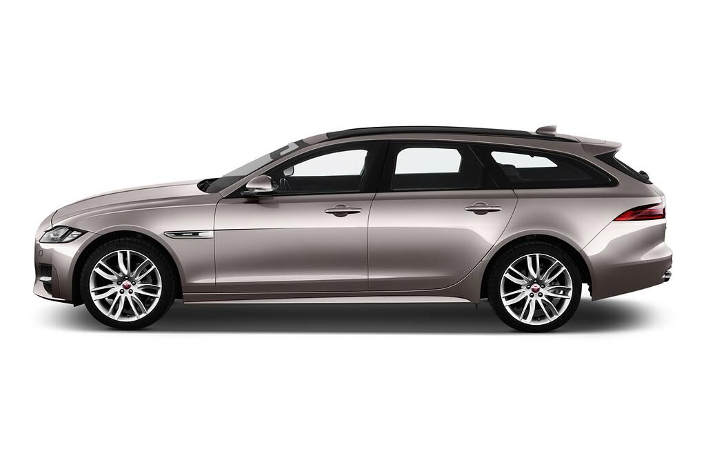 Jaguar XF Sportbrake (Baujahr 2018) R-Sport 5 Türen Seitenansicht