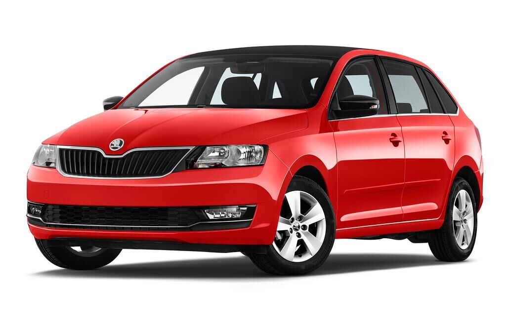 Skoda Rapid Spaceback (Baujahr 2018) Ambition 5 Türen seitlich vorne mit Felge