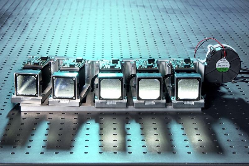 Die Module sind einzeln ansteuerbar