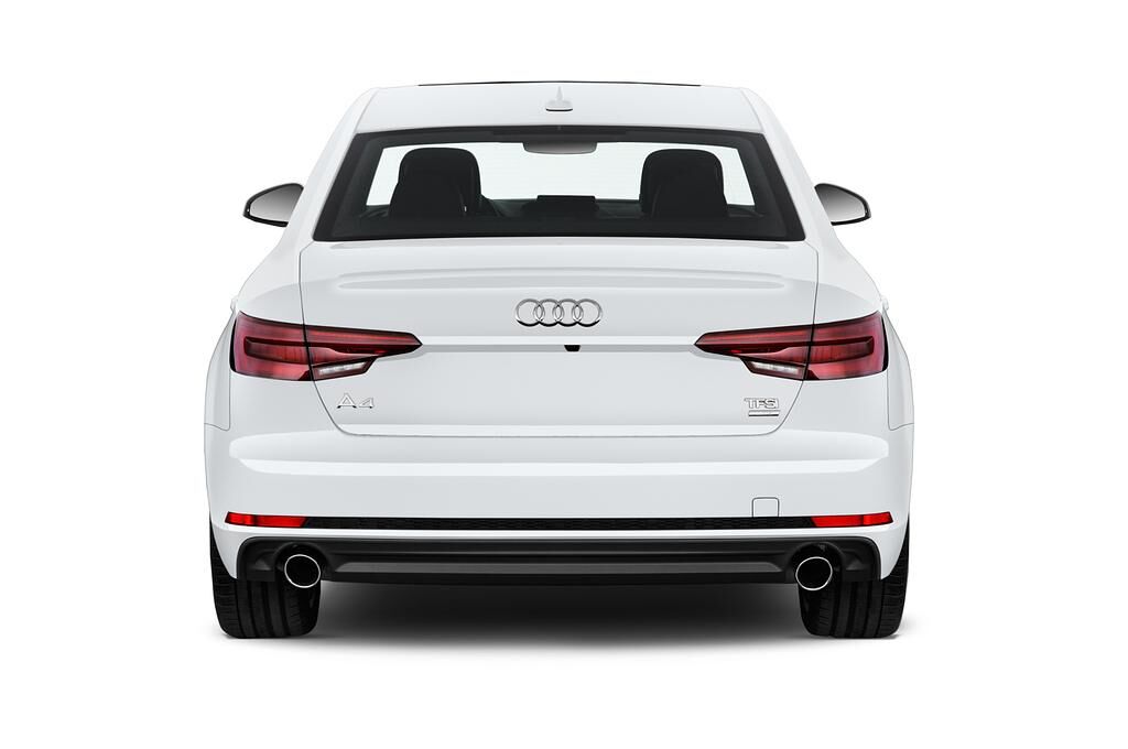 Audi A4 (Baujahr 2018) Sport 4 Türen Heckansicht