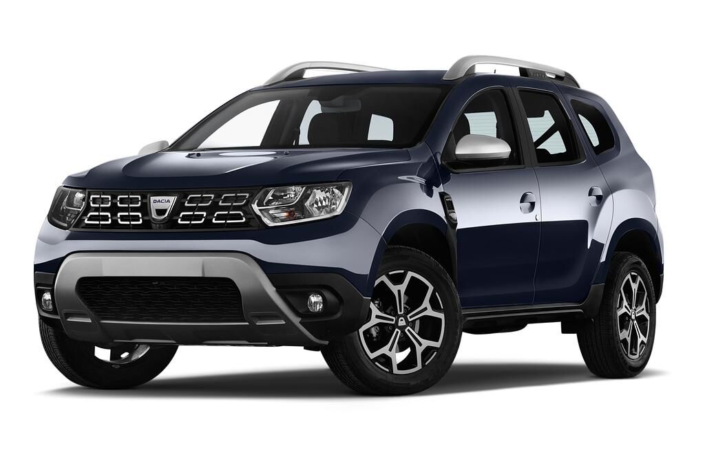 Dacia Duster (Baujahr 2018) Prestige 5 Türen seitlich vorne mit Felge