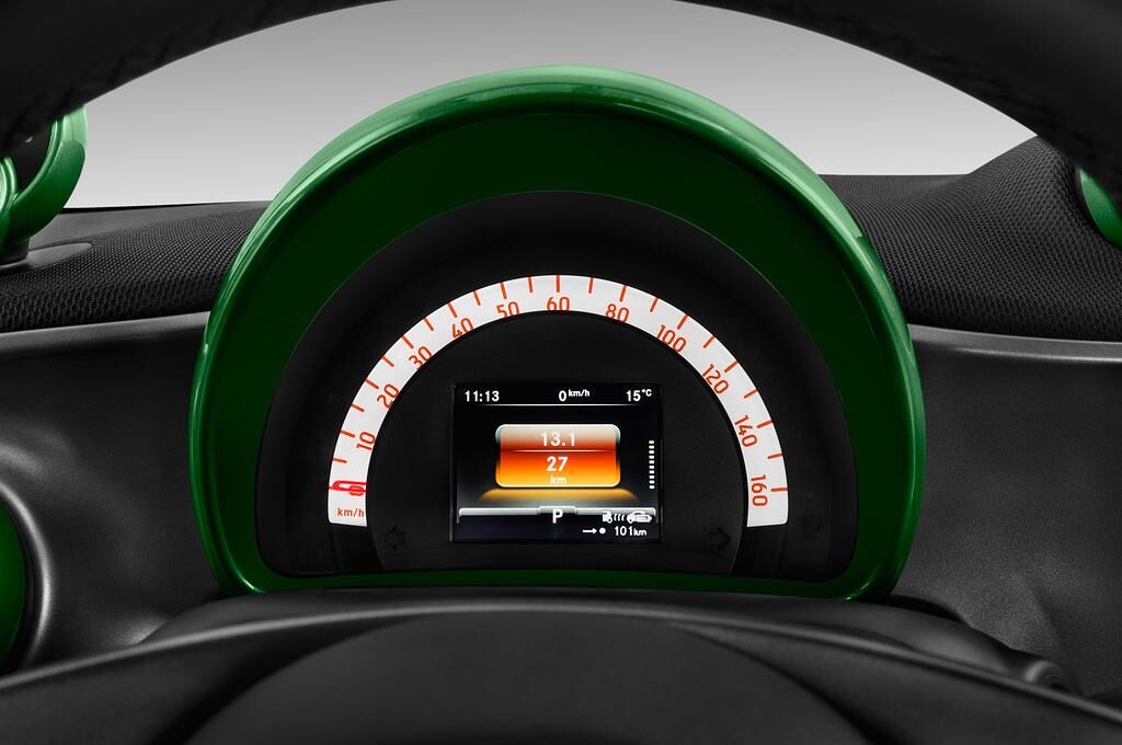 smart fortwo (Baujahr 2018) BRABUS edition 3 Türen Tacho und Fahrerinstrumente