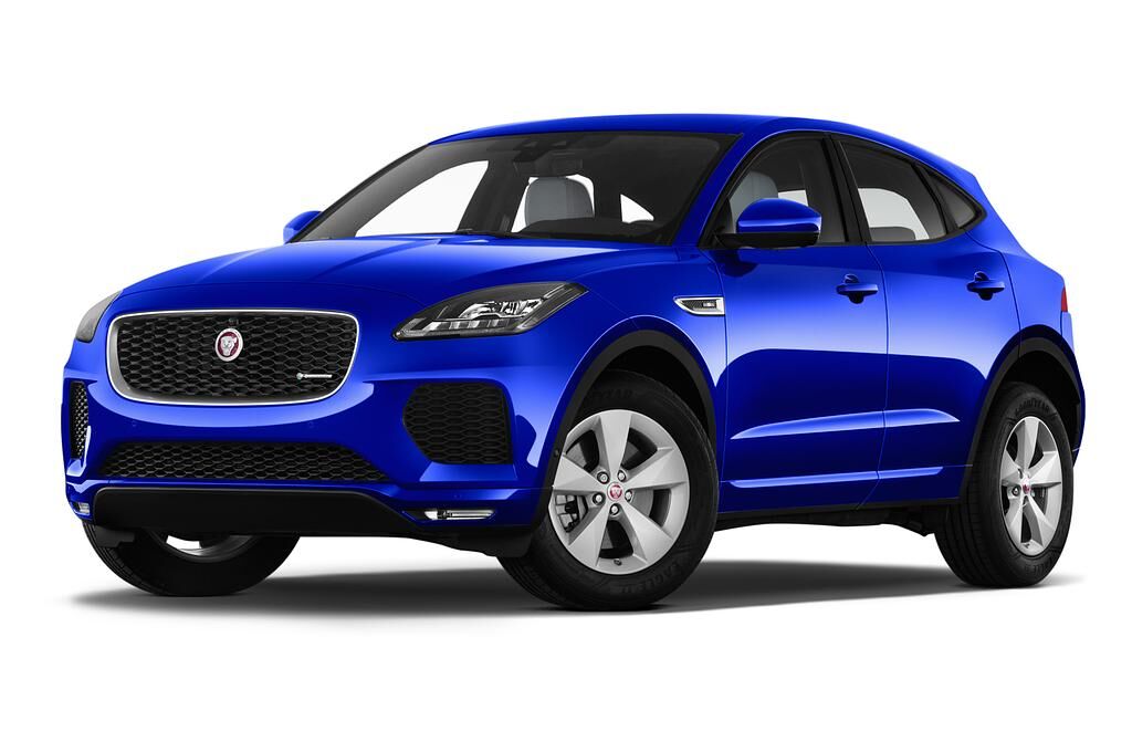Jaguar E-Pace (Baujahr 2018) R Dynamic 5 Türen seitlich vorne mit Felge