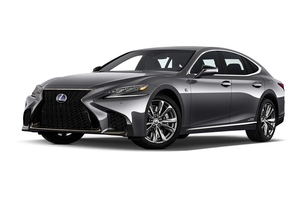 Lexus LS (Baujahr 2018) F Sport 4 Türen seitlich vorne mit Felge