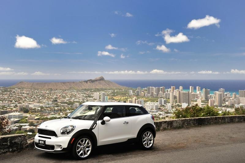 Mini Cooper S Paceman ALL4 auf Oahu / Hawaii 2013