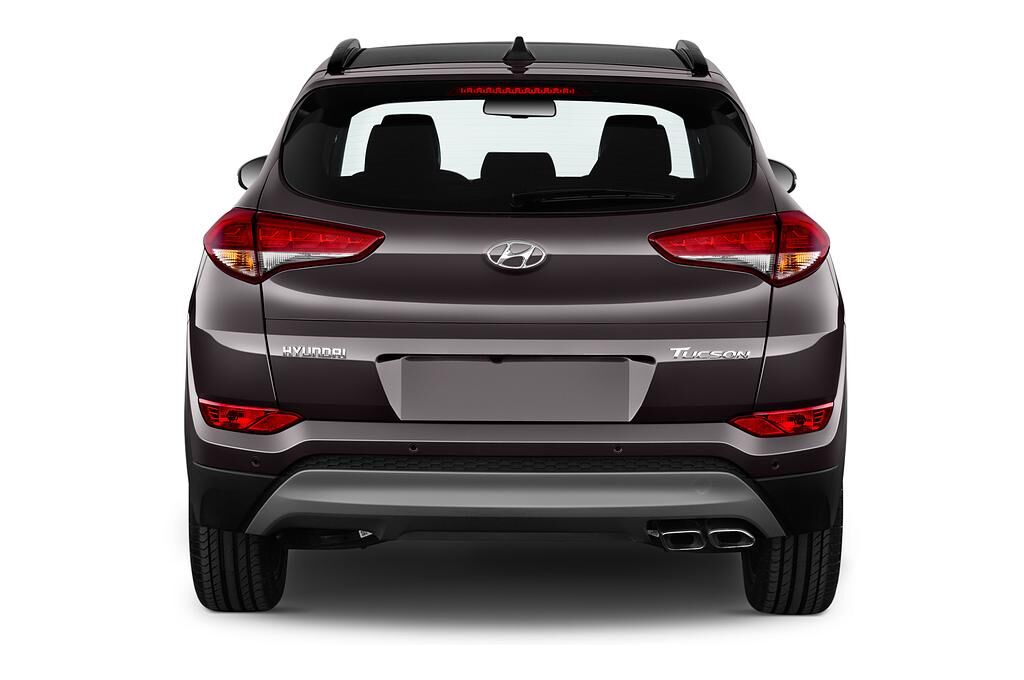 Hyundai Tucson (Baujahr 2018) Passion Plus 5 Türen Heckansicht