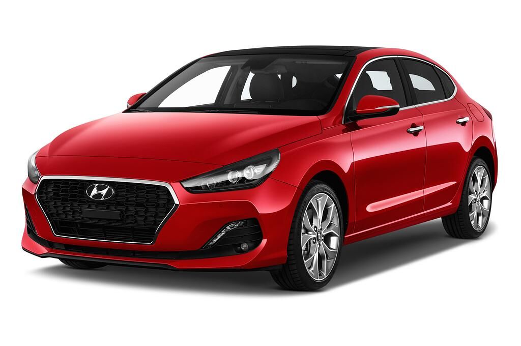 Hyundai i30 Fastback (Baujahr 2018) Premium 5 Türen seitlich vorne