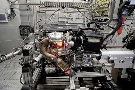 Mercedes-Benz A 45 AMG - 4-Zylinder-Motor auf dem Prüfstand