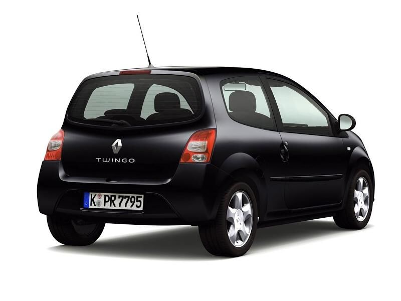 Das Heck des Renault Twingo der zweiten Generation