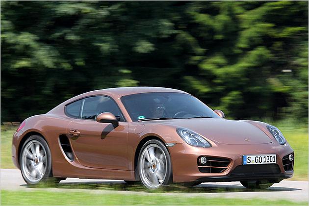 Braunes Basismodell: Der Porsche Cayman