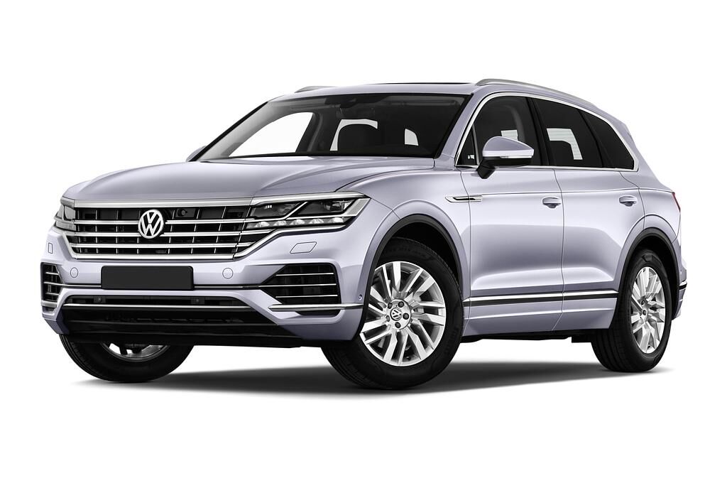Volkswagen Touareg (Baujahr 2018) Design-Paket Atmosphere 5 Türen seitlich vorne mit Felge