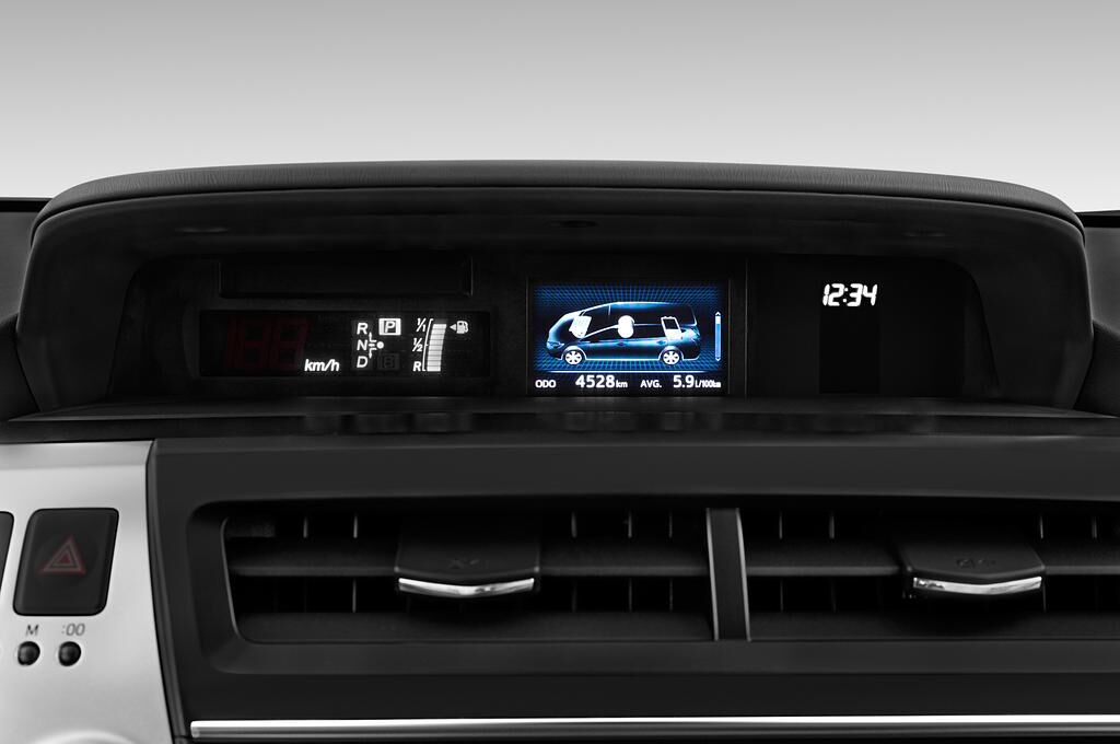Toyota Grand Prius+ (Baujahr 2018) Executive 5 Türen Tacho und Fahrerinstrumente