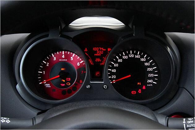 Beim rot illuminierten Drehzahlmesser ist erst bei 6.500 Touren Schluss