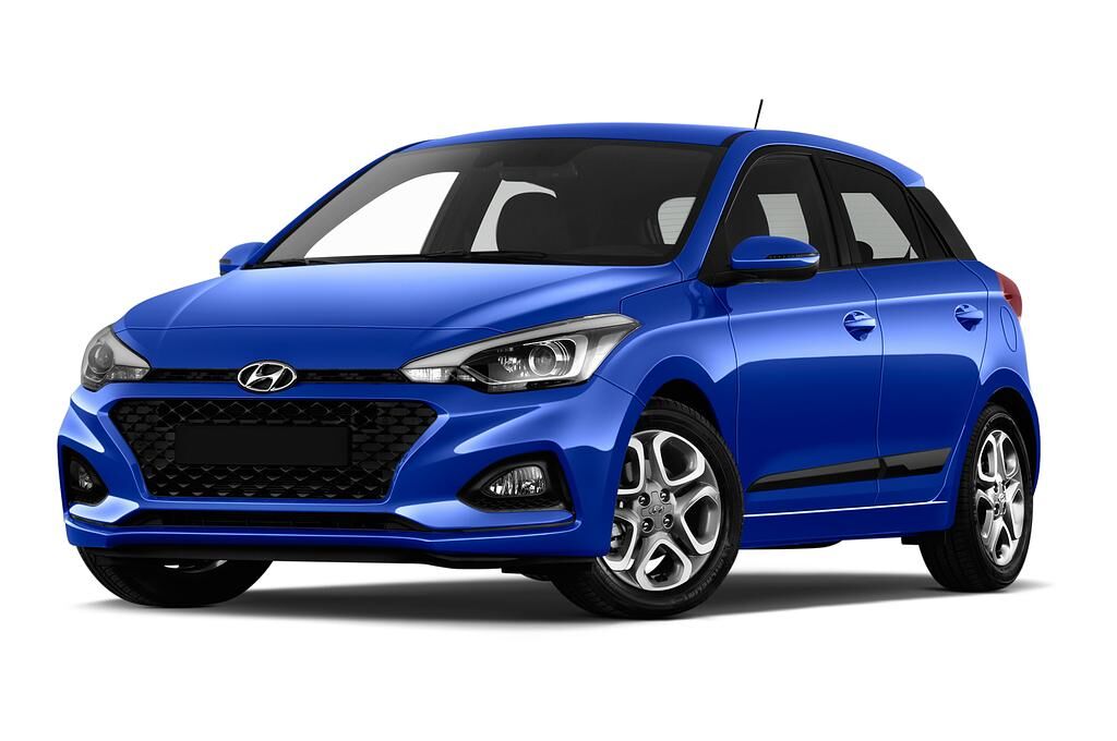 Hyundai i20 (Baujahr 2019) Trend 5 Türen seitlich vorne mit Felge