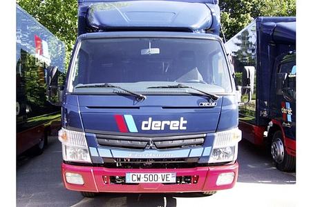 Daimler: 22 Fuso Canter Eco Hybrid an Deret Transport Daimler: 22 Fuso Canter Eco Hybrid an Deret Transport