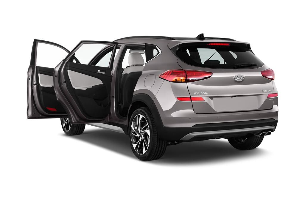 Hyundai Tucson (Baujahr 2019) Premium 5 Türen Tür geöffnet