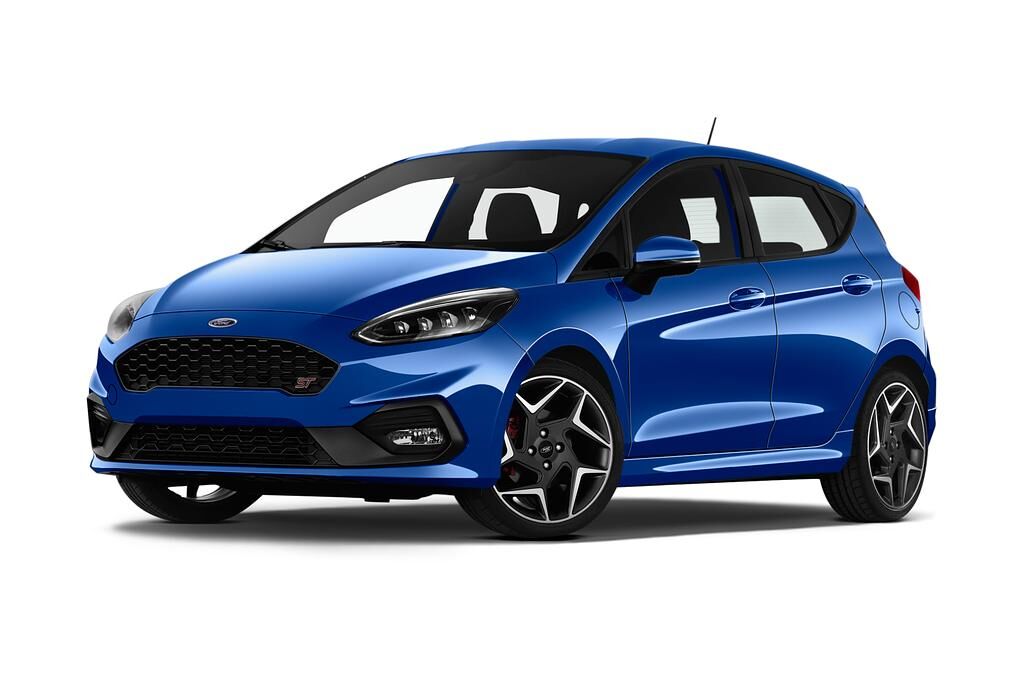 Ford Fiesta ST (Baujahr 2018) exklusiv-Paket 5 Türen seitlich vorne mit Felge