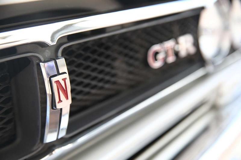 Die Nase des Nissan Skyline 2000 GT-R.