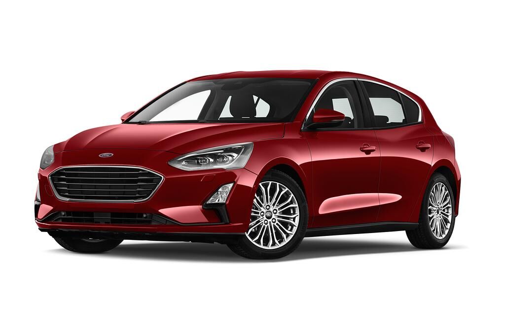Ford Focus (Baujahr 2018) Titanium 5 Türen seitlich vorne mit Felge