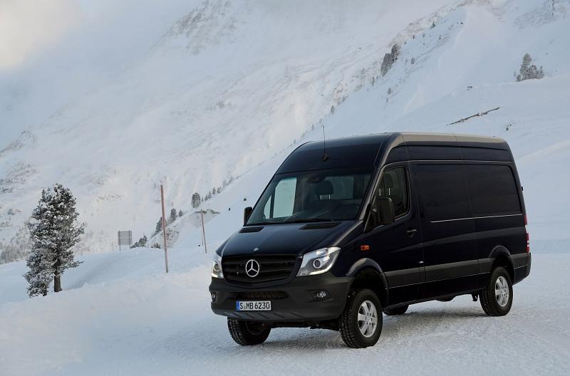 Der Mercedes Sprinter 4x4 bietet eine Menge Platz