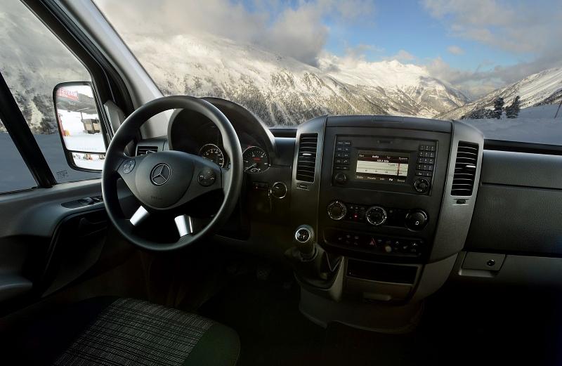 Das Cockpit bietet einige Annehmlichkeite