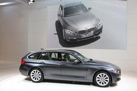 Auto Mobil International 2012 in Leipzig: Der 3er Touring von BMW hat auf der AMI Weltpremiere