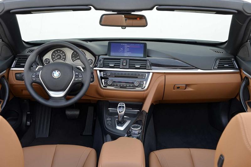 Das Cockpit dese neuen BMW 435i Cabrio.