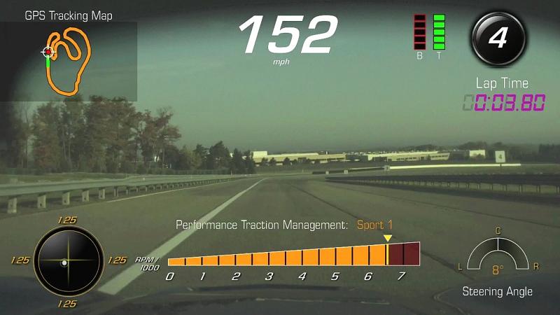 Corvette Performance Data Recorder auf der Consumer Electronic Show 2014 in Las Vegas