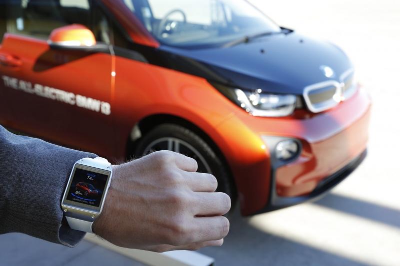 BMW Samsung Galaxy Gear auf der Consumer Electronic Show 2014 in Las Vegas