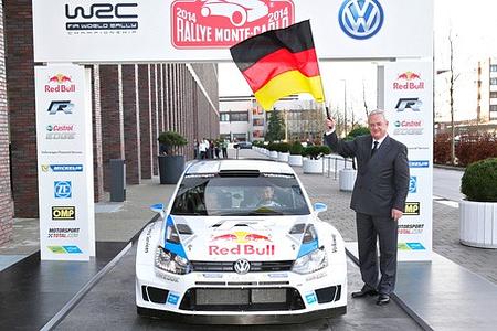 WRC Rallye Team von Volkswagen auf Weltreise geschickt