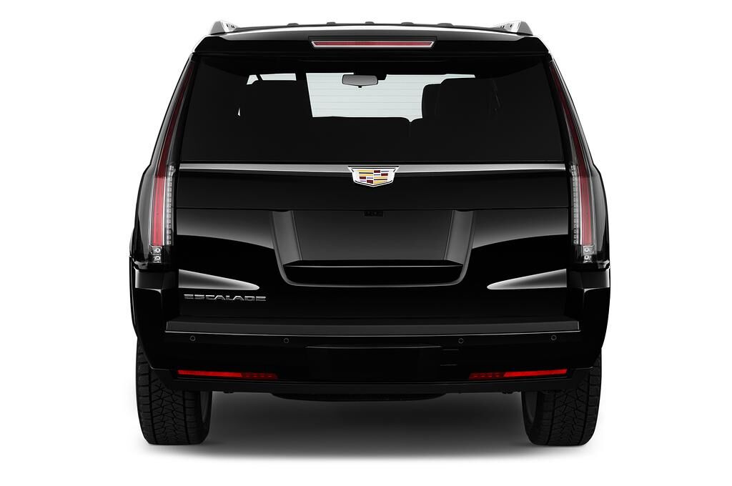 Cadillac Escalade (Baujahr 2019) Platinum 5 Türen Heckansicht