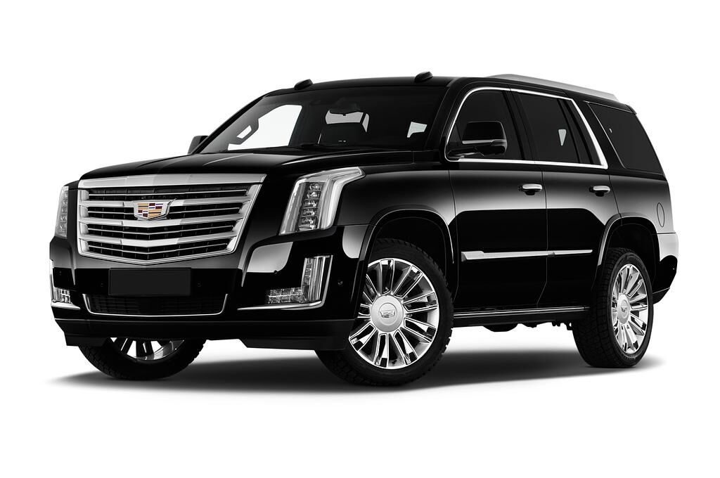 Cadillac Escalade (Baujahr 2019) Platinum 5 Türen seitlich vorne mit Felge